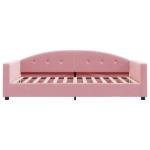 Letto da Giorno Rosa 100x200 cm in Velluto