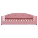 Letto da Giorno Rosa 90x200 cm in Velluto