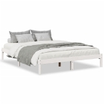 Letto Extra Lungo senza Materasso 160x210 cm in Legno di Pino