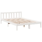 Letto Extra Lungo senza Materasso Bianco 140x220 cm in Pino