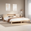 Letto Libreria senza Materasso 180x200 cm in Legno di Pino