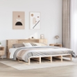 Letto Libreria senza Materasso 180x200 cm Legno Massello