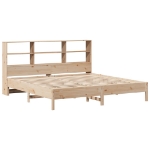 Letto Libreria senza Materasso 200x200 cm in Legno di Pino