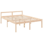Letto per Anziani 160x200 cm in Legno Massello di Pino
