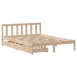 Letto senza Materasso 120x190 cm in Legno Massello di Pino
