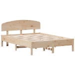 Letto senza Materasso 120x190 cm in Legno Massello di Pino