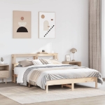 Letto senza Materasso 150x200 cm in Legno Massello di Pino