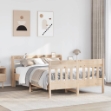 Letto senza Materasso 160x200 cm in Legno Massello di Pino