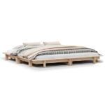 Letto senza Materasso 180x200 cm in Legno Massello di Pino