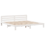 Letto senza Materasso Bianco 180x200 cm Legno Massello di Pino