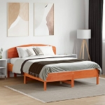 Letto senza Materasso Marrone Cera 120x190 cm in Legno di Pino