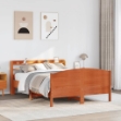 Letto senza Materasso Marrone Cera 120x190 cm in Legno di Pino