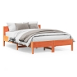 Letto senza Materasso Marrone Cera 120x200 cm in Legno di Pino