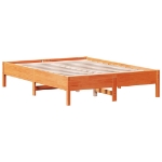 Letto senza Materasso Marrone Cera 140x190 cm in Legno di Pino