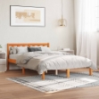 Letto senza Materasso Marrone Cera 140x190 cm in Legno di Pino