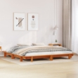 Letto senza Materasso Marrone Cera 160x200 cm in Legno di Pino