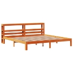Letto senza Materasso Marrone Cera 180x200 cm in Legno di Pino