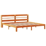 Letto senza Materasso Marrone Cera 180x200 cm in Legno di Pino