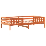 Letto senza Materasso Marrone Cera 90x190 cm in Legno di Pino