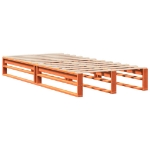 Letto senza Materasso Marrone Cera 90x190 cm in Legno di Pino