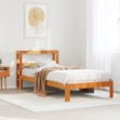 Letto senza Materasso Marrone Cera 90x190 cm in Legno di Pino