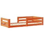 Letto senza Materasso Marrone Cera 90x190 cm in Legno di Pino