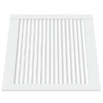 Ante a Lamelle 4 pz Bianche 61,5x59,4 cm in Legno di Pino