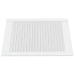 Ante a Lamelle 4 pz Bianche 69x49,4 cm in Legno di Pino