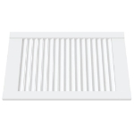 Ante a Lamelle 2 pz Bianche 61,5x39,4 cm in Legno di Pino