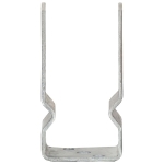 Picchetti per Recinzione 6 pz Argento 7x6x15 cm Acciaio Zincato