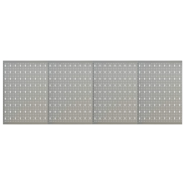 Pannelli per Utensili a Parete 4 pz 40x58 cm in Acciaio