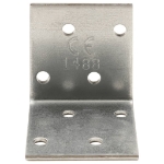 Staffe Angolari 100 pz 2 mm 40x40x40 mm Acciaio Zincato