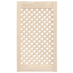 Ante con Design a Reticolo 2 pz 39,5x69 cm in Legno di Pino