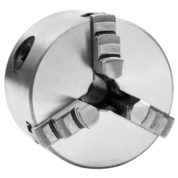 Mandrino per Tornio a 3 Griffe Autocentrante 80 mm in Acciaio