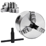 Mandrino per Tornio a 3 Griffe Autocentrante 80 mm in Acciaio