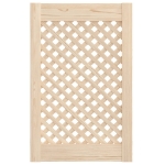 Ante con Design a Reticolo 2 pz 39,5x61,5 cm in Legno di Pino