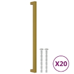 Maniglie per Mobili 20 pz Oro 320 mm in Acciaio Inox