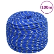 Corda per barca Blu 10 mm 100 m in Polipropilene
