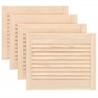 Ante con Design a Lamelle 4 pz 39,5x49,4 cm in Legno di Pino