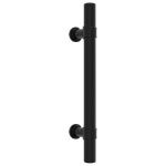 Maniglie per Mobili 20 pz Nere 96 mm in Acciaio Inox