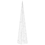 Cono di Luce LED Acrilico Decorativo Bianco Freddo 60 cm