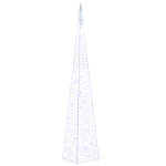 Cono di Luce LED Decorativo Acrilico Blu 60 cm
