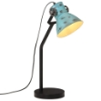 Lampada da Scrivania 25 W Blu Anticato 17x17x60 cm E27