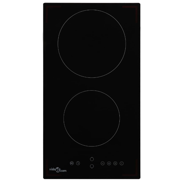 Piano Cottura in Ceramica con 2 Zone e Controlli Touch 3000 W