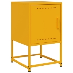 Comodino Giallo Senape 36x39x60,5 cm in Acciaio