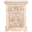 Comodino 40x30x50 cm in Legno Massello di Mango