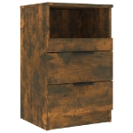 Comodino Rovere Fumo in Legno Multistrato
