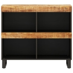Credenza 85x33x75 cm in Legno Massello di Mango