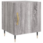Comodino Grigio Sonoma 40x40x50 cm in Legno Multistrato