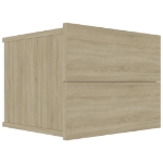 Comodino Rovere Sonoma 40x30x30 cm in Legno Multistrato